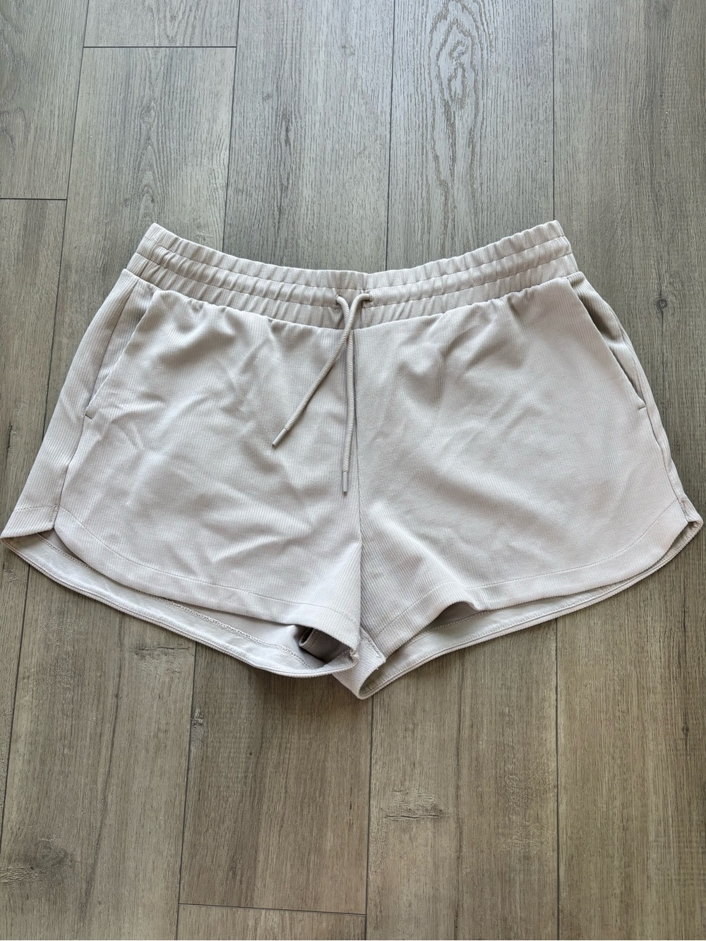all in motion Light Beige Athletic Drawstring Shorts